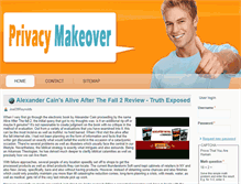 Tablet Screenshot of privacymakeover.com